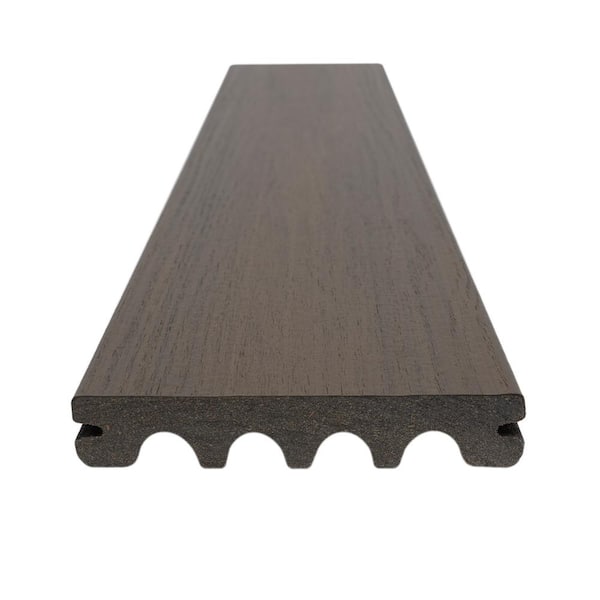 MoistureShield Elevate Riverbank 1 in. x 5.4 in.x 16 ft. Groove Capped Composite Decking (10-Pack) (H-Pack)