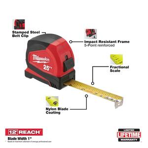 25 ft. Compact Tape Measure