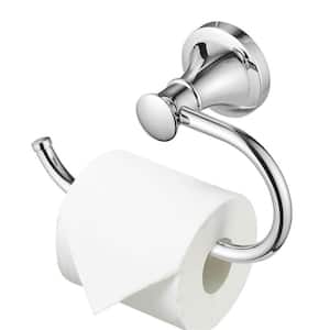 Wall Mounted Single Post Ring Shaped Toilet Paper Holder Toilet Paper Hanger in Polished Chrome