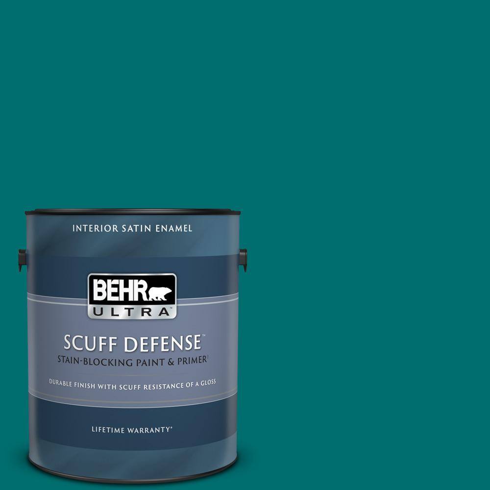 BEHR ULTRA 1 gal. #P460-7 Caribbean Current Extra Durable Satin