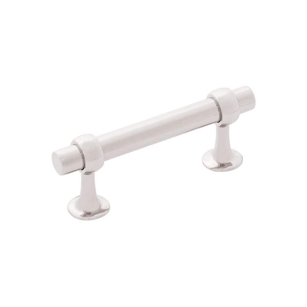 Ostia Collection Pull 3 in. Center to Center Polished Nickel Bar Cabinet Pull price history on PriceWatchPro