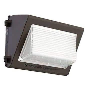 Lithonia Lighting 1400-Lumen 23-Watt Bronze LED Wall Pack Light Lithonia Lighting 1400-Lumen 23-Watt Bronze LED Wall Pack Light