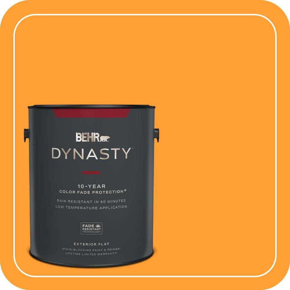 1 gal. #P250-7 Blazing Bonfire Flat Exterior Stain-Blocking Paint & Primer price history on PriceWatchPro
