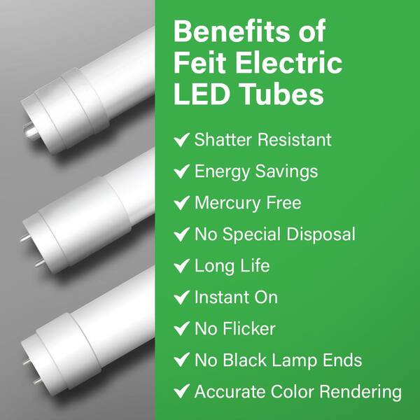 t8 led bulbs no ballast home depot