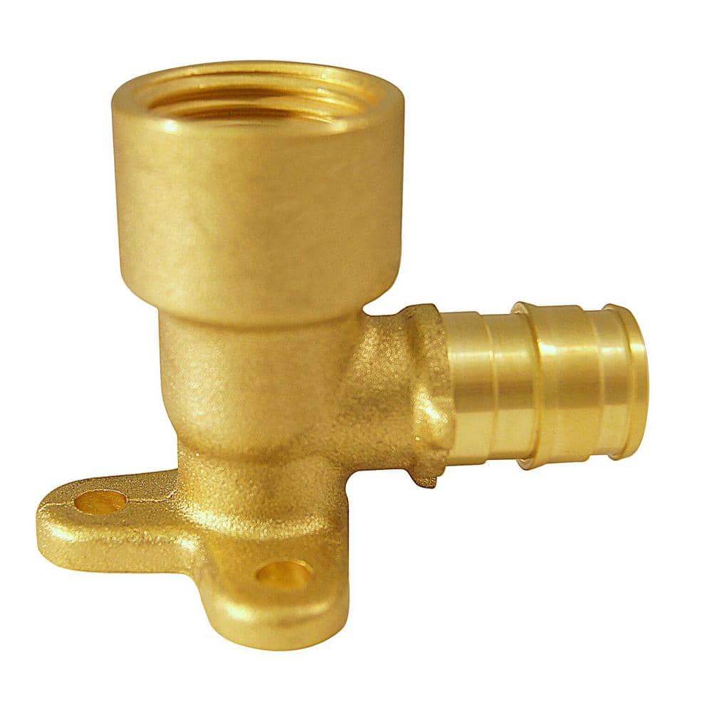1/2 in. Brass PEX-A Expansion Barb x 1/2 in. Female Pipe Thread Adapter 90-Degree Drop-Ear Elbow price history on PriceWatchPro