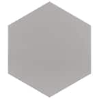 Hexatile Matte Gris 7 in. x 8 in. Porcelain Floor and Wall Tile (7.67 sq. ft. / case)