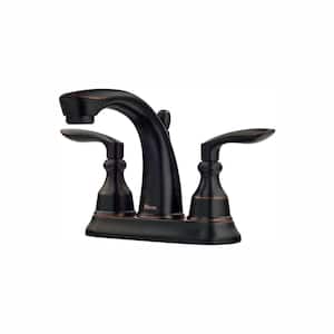 Avalon 4 in. Centerset 2-Handle Bathroom Faucet in Tuscan Bronze