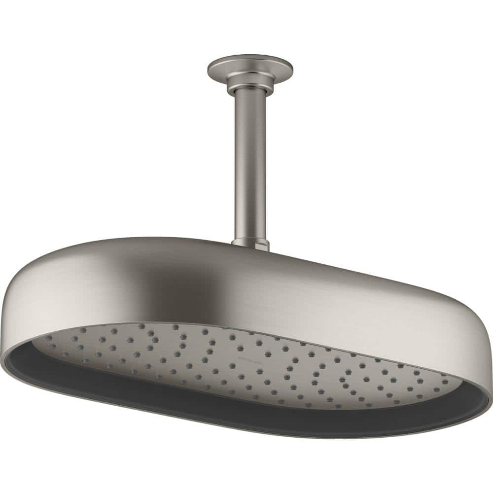 Kohler Statement 1 Spray Patterns With 25 Gpm 12 In Wall Mount Fixed Shower Head In Vibrant 1158