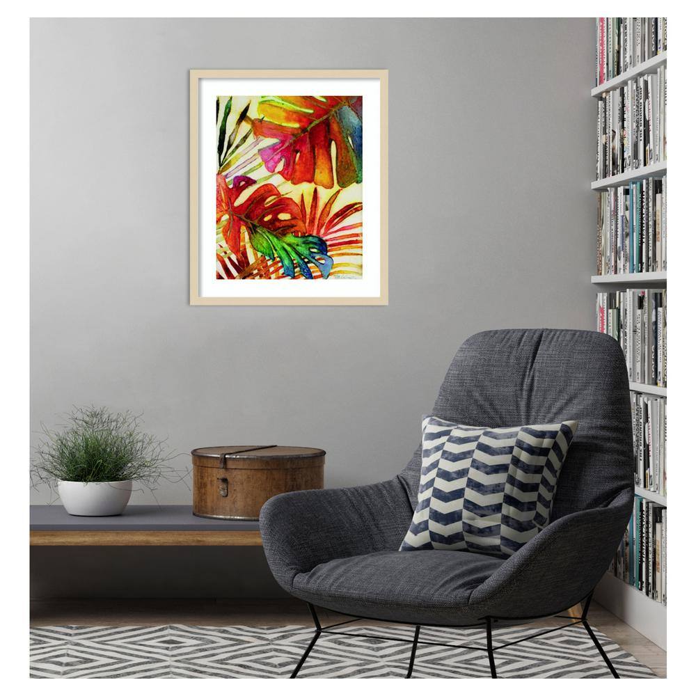 Tropic Botanicals I Svelte Natural Framed Graphic Art Print