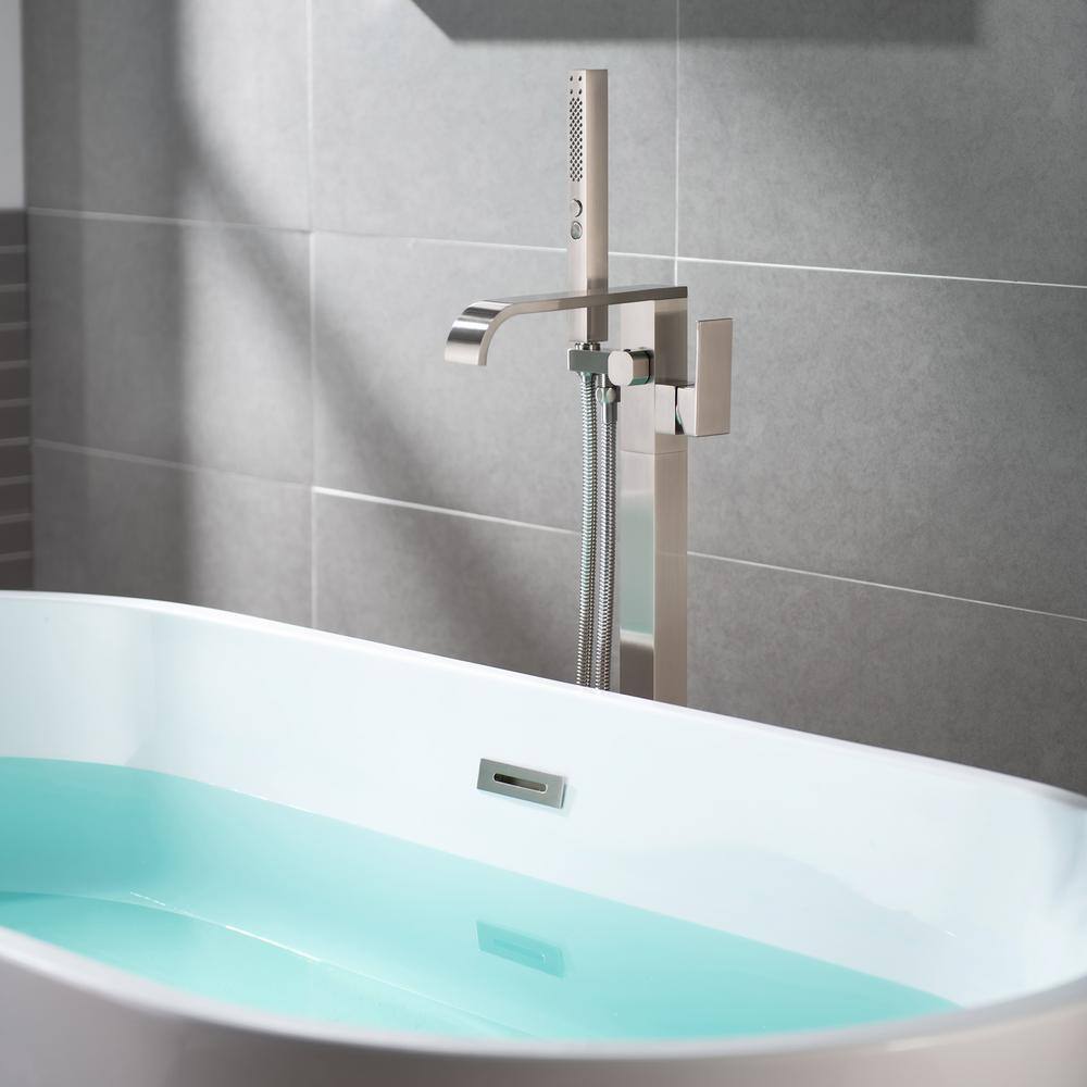 WOODBRIDGE SingleHandle Freestanding Bath Tub Filler with Handheld
