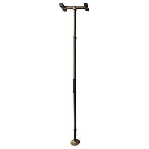 SIGNATURE LIFE Sure Stand Security Pole, 7 ft. - 10 ft. Straight Floor to Ceiling Transfer Pole in Anodized Aluminum in Bronze