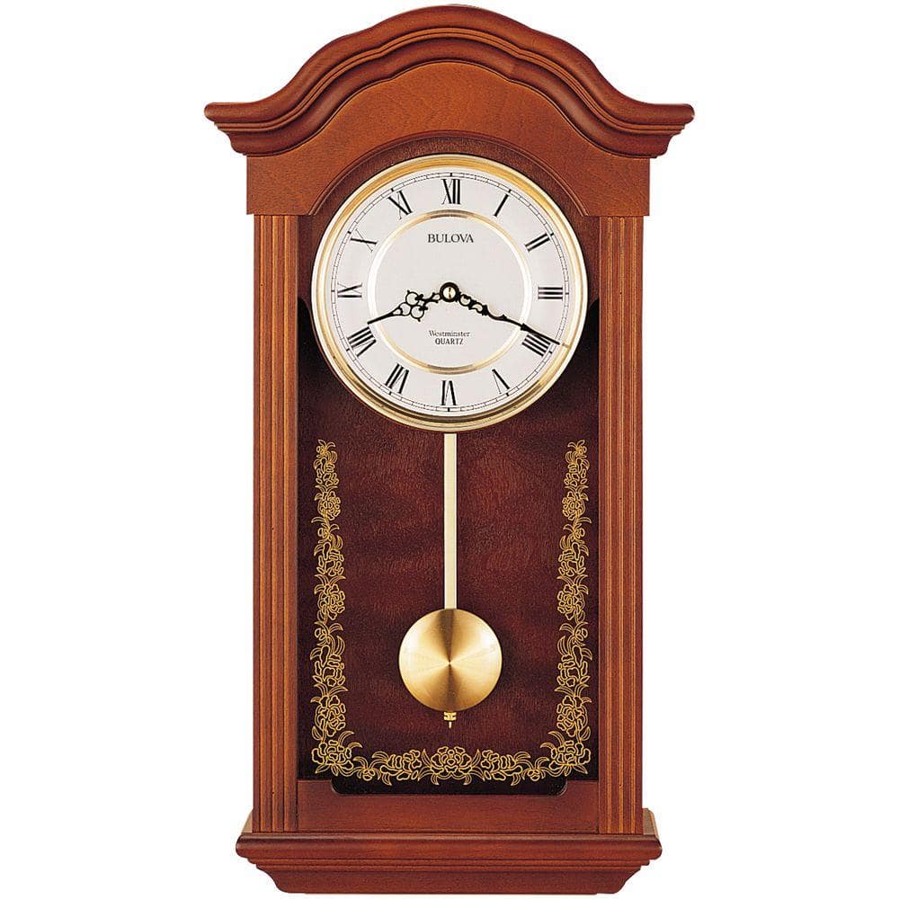 Bulova C3375 Cirrus II Wall Pendulum Clock - The Clock Depot