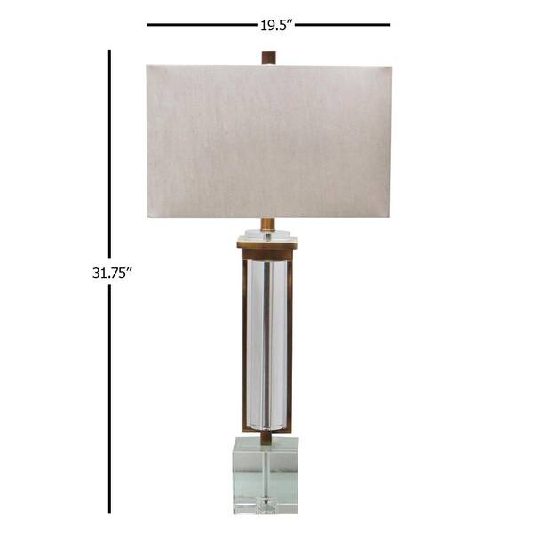 Inspired Cedar Round Base Small Table Lamp without Shade, Inline Switch, Antique  Brass