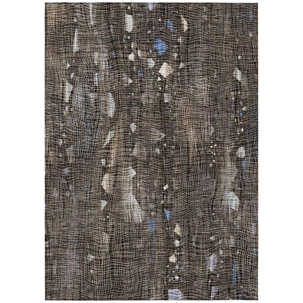 Chantille Machine Washable Indoor/Outdoor Abstract ACN2092 Chocolate 8 ft. x 10 ft. Area Rug price history on PriceWatchPro
