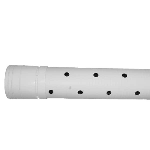 Advanced Drainage Systems 4 in. x 10 ft. 2 Hole Triplewall Pipe