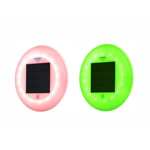 Solar Pool Lights in Multi-Color (2-Pack)