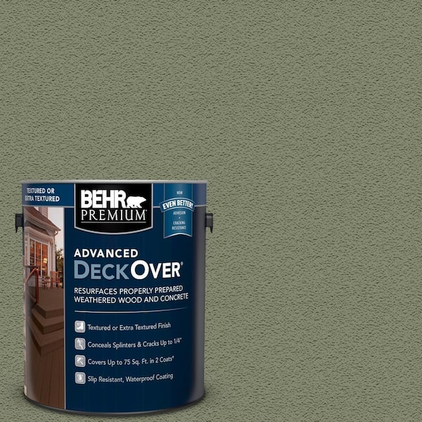 1 gal. #SC-132 Sea Foam Textured Solid Color Exterior Wood and Concrete Coating