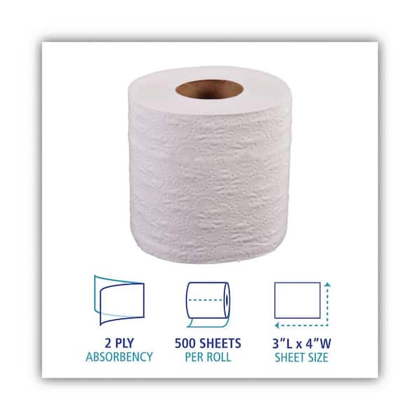 Toilet paper skeate board 限定品 Amazon.com: Boardwalk 6150 Two-Ply Toilet Tissue, White, 4 1/2 X 3