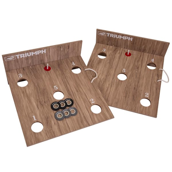 Evergreen Outdoor Wood Ring Toss Game Set 7OYG012 - The Home Depot