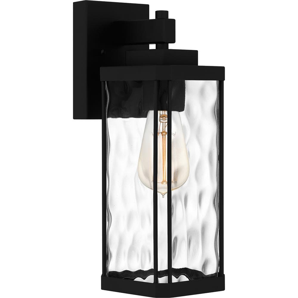 Balchier 1-Light Matte Black Outdoor Wall Lantern Sconce price history on PriceWatchPro