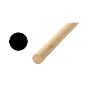 Wooden Dowel Rods Wood Sticks, 8x0.28 Round Wooden Dowels Rod, Pack of 20
