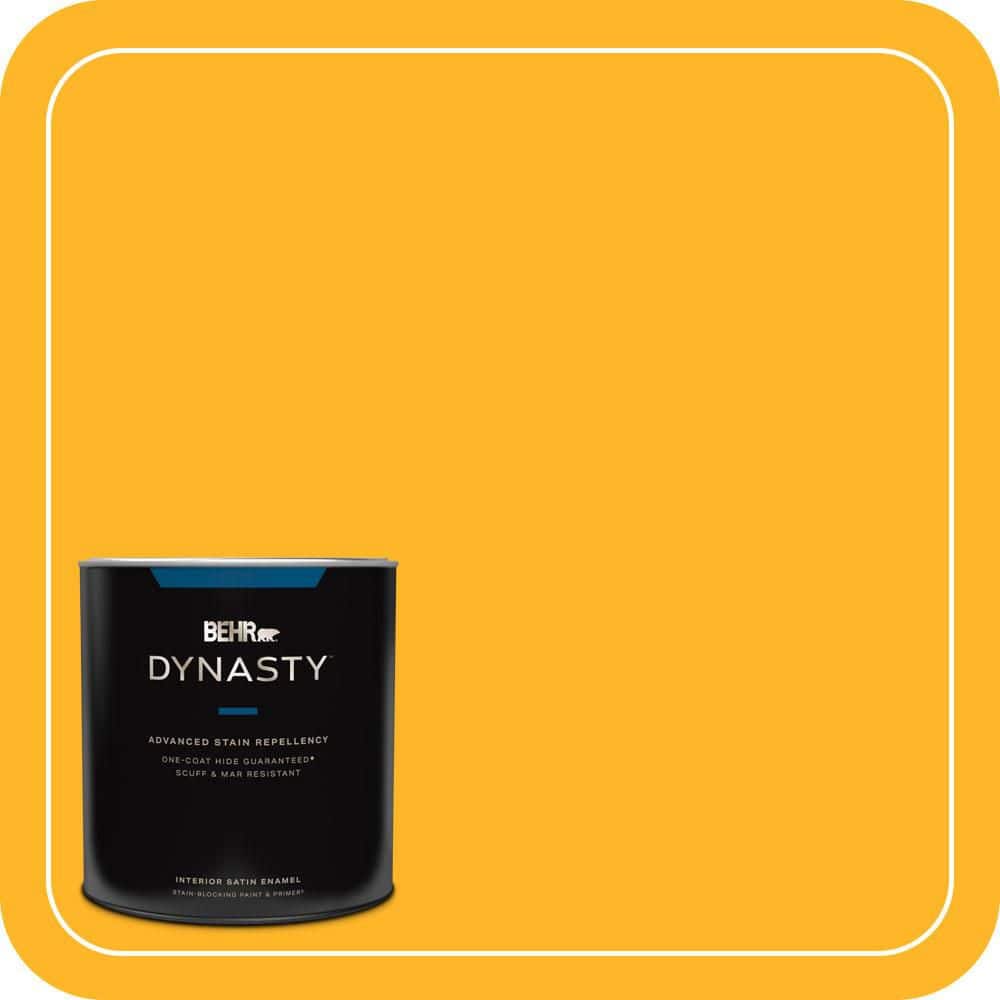 1 qt. #P260-7 Extreme Yellow Satin Enamel Interior Stain-Blocking Paint and Primer price history on PriceWatchPro