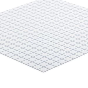 Self-Adhesive 6-Count Mini Square Subway White 10 in. x 10 in. Peel and Stick Wall Tiles 10 in. x 10 in.
