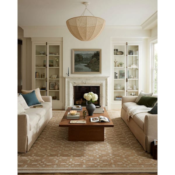 Loloi Chris Love Julia Judy Natural / Ivory 7 ft. 9 in. x 9 ft. 9