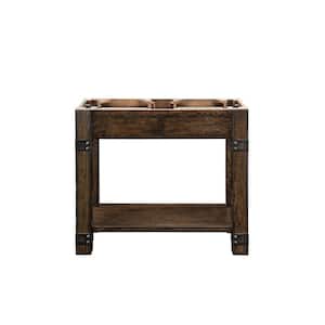Brooklyn 39.4 in. W Wood Console Sink with Basin and Leg Combo