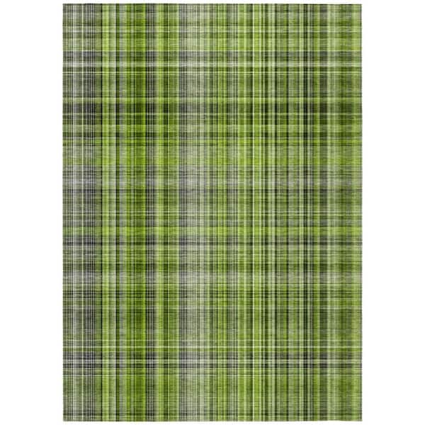 Chantille ACN541 Green 10 ft. x 14 ft. Machine Washable Indoor/Outdoor Geometric Area Rug