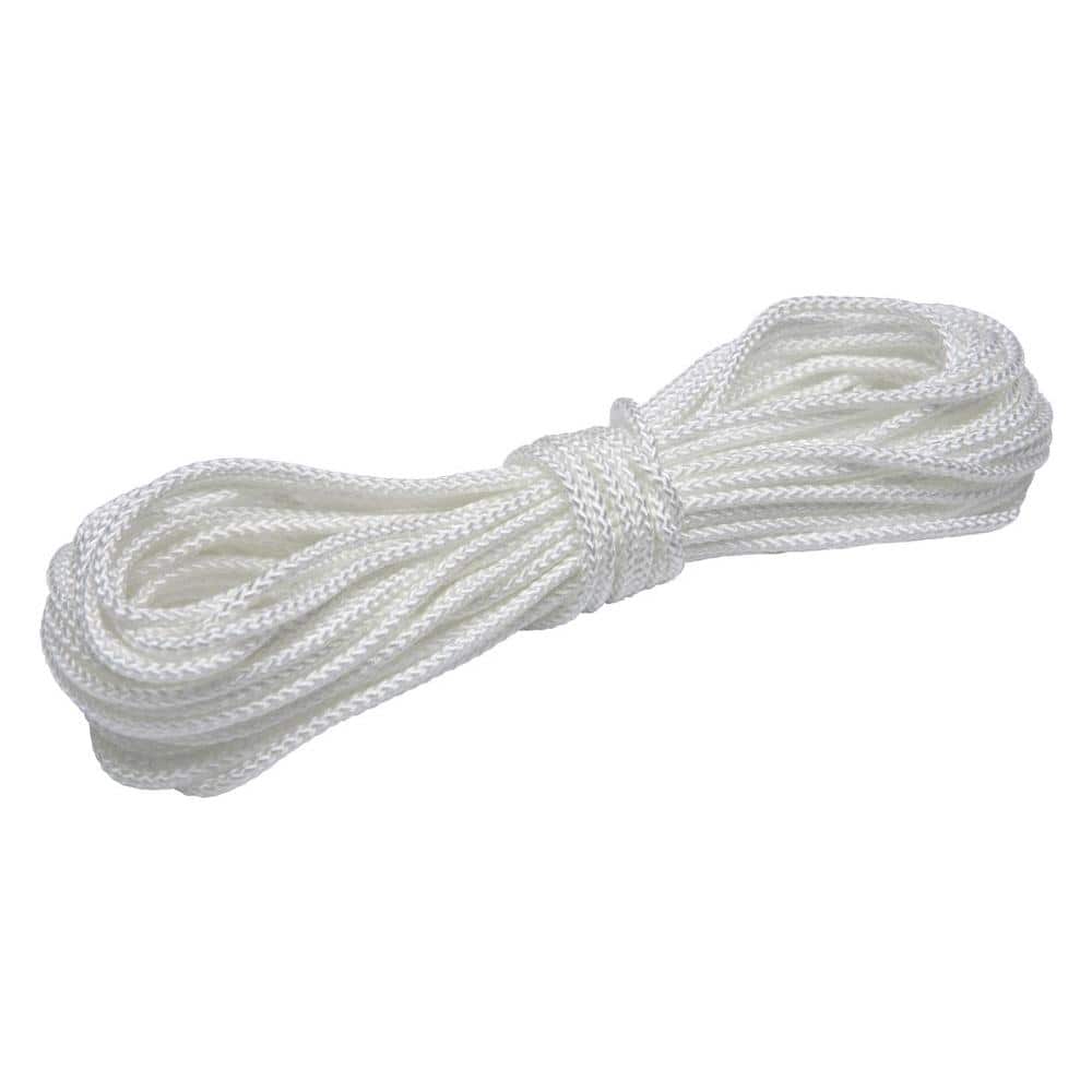 Ace 1/4 in. Dia. x 100 ft. L White Solid Braided Cotton Cord - Miller  Industrial