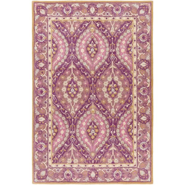 Artistic Weavers Mauritius Dark Purple 6 ft. x 9 ft. Indoor Area Rug