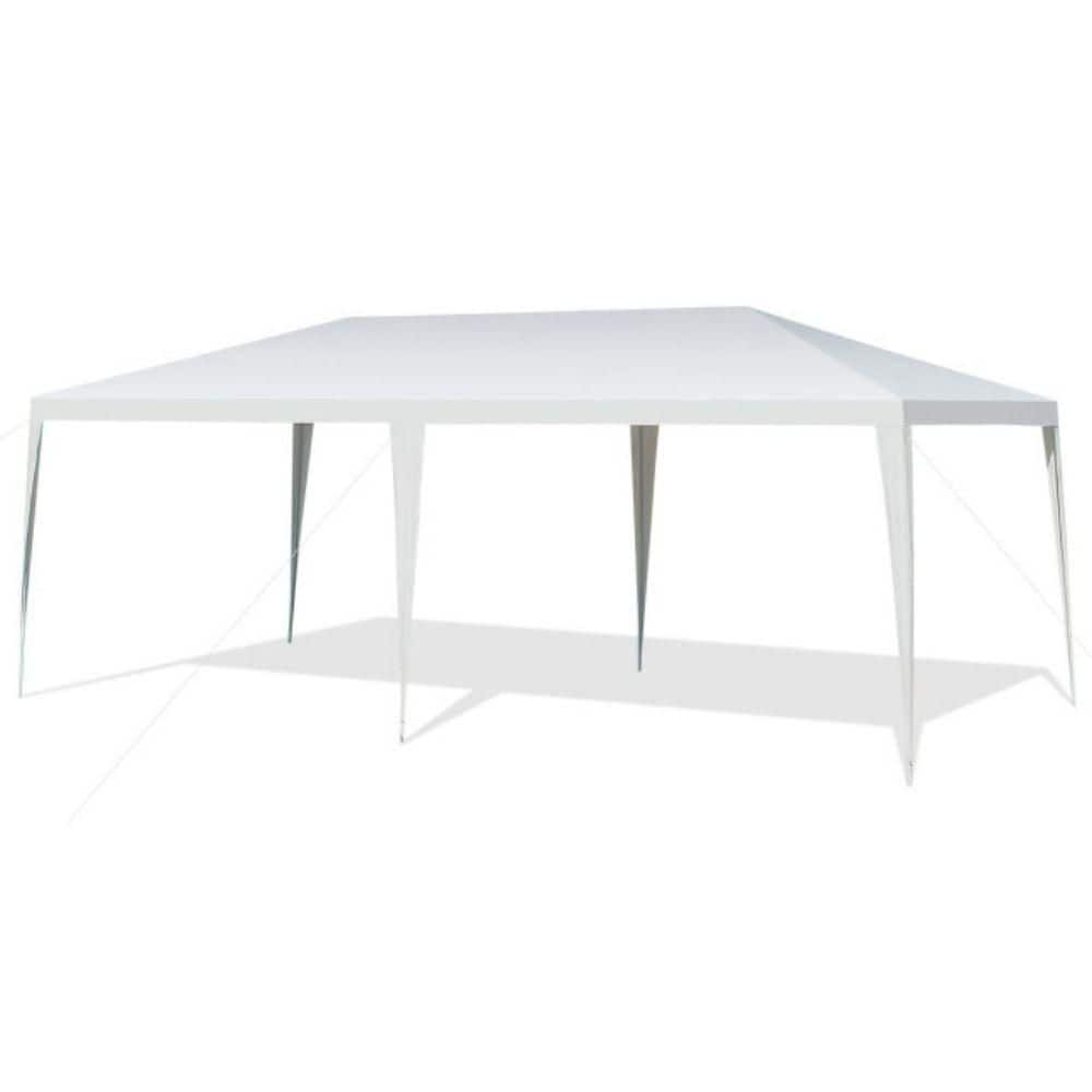  10 ft. x 20 ft. White Canopy Tent Gazebos