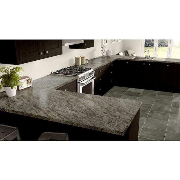 5 ft. x 8 ft. Laminate Sheet in Granito Amarelo with HD Mirage Finish