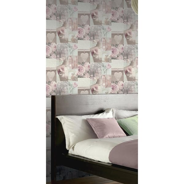 Irene Blush Pink Charlotte College Wallpaper