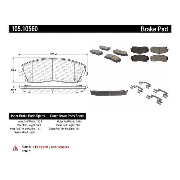 Centric Parts Disc Brake Pad Set