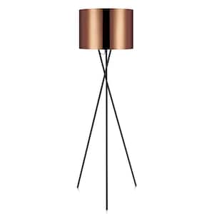 Cara Tripod Floor Lamp With Copper Shade