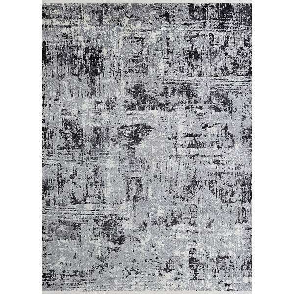 Couristan Marblehead Breccia Charcoal 8 ft. x 10 ft. Area Rug