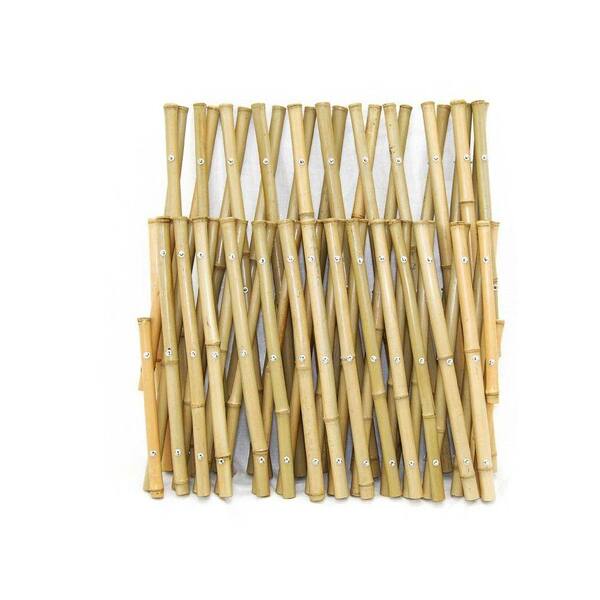 Backyard X-Scapes 5/8 in. x 8 in. x 96 in. Bamboo Expandable Border