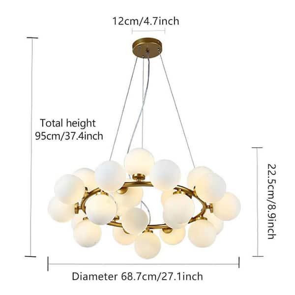 MILKY WAY CHANDELIER 7 シャンデリア Milky Way Nova Crown Chandelier | Terracottadesigns