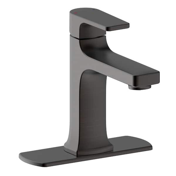 Fontaine by Italia Chatelet Single-Handle 1 or 3 Hole 4 in centerset Bathroom Faucet in Oil Rubbed Bronze