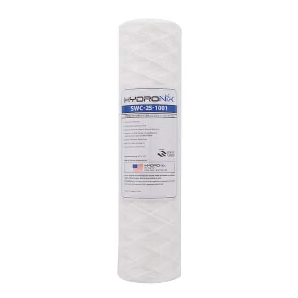HYDRONIX SWC-25-1001 2.5 in. x 10 in. 1 Micron String Wound Filter