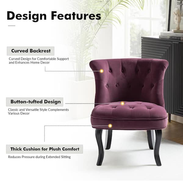 Light purple best sale accent chair