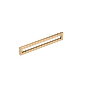 Victoria Collection 6 5/16 in. (160 mm) Champagne Bronze Modern Rectangular Cabinet Bar Pull