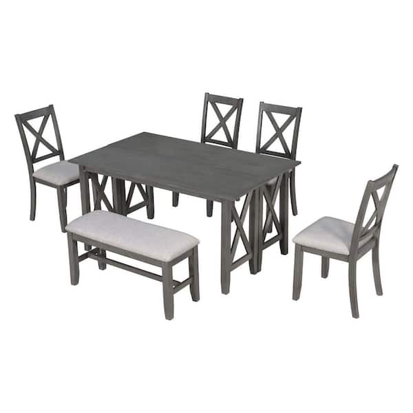 6 seater folding online dining table