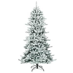 Gymax 7 ft. Colorful Rainbow Hinged Artificial Christmas Tree Holiday ...