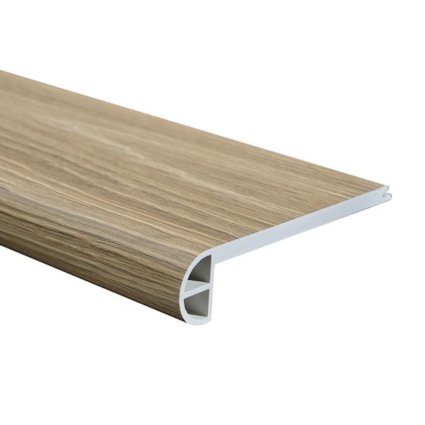 Malibu Wide Plank French Oak San Carlos 0.944 in. Thickness x 4.527 in. Width x 94.48 in. Length Vinyl Flush Stair Nose Molding