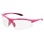 Ella Ladies Eye Protection, Pink Frame/Clear Lens