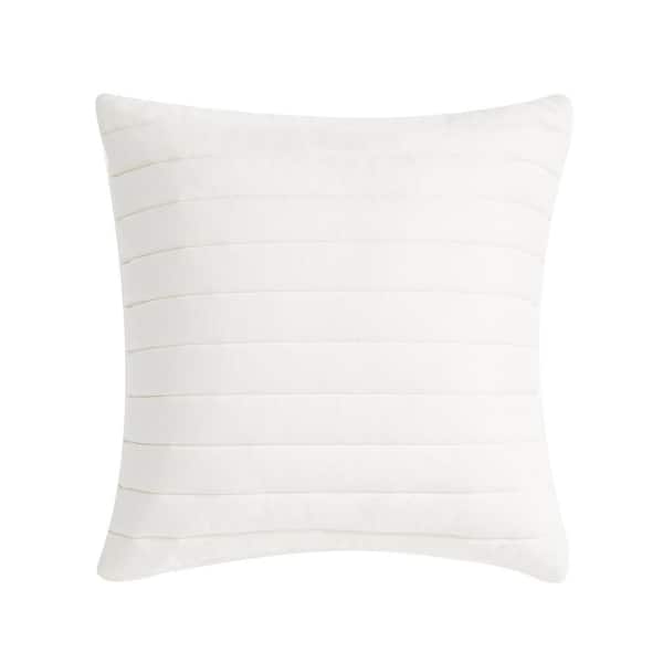 Unbranded Valletta Polyester 20 in. Square Quilted Decorative Throw Pillow 20 x 20 in.