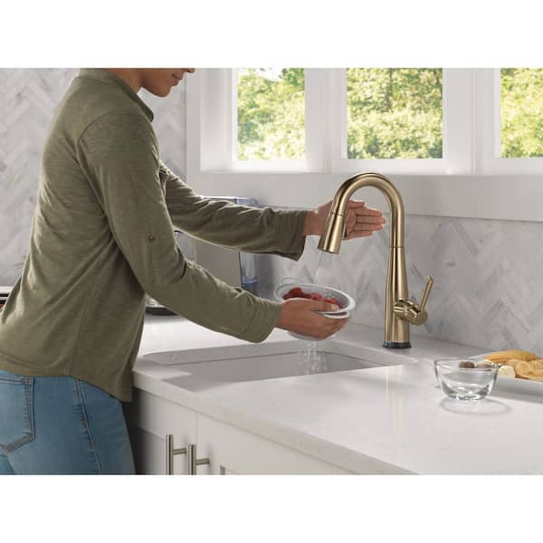 Delta Essa Gold Touch2O with Touchless Technology Single Handle
